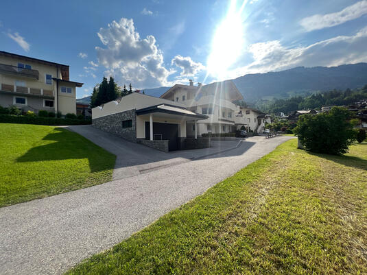 Aussenansicht des Haus Markus in Fügen im Sommer